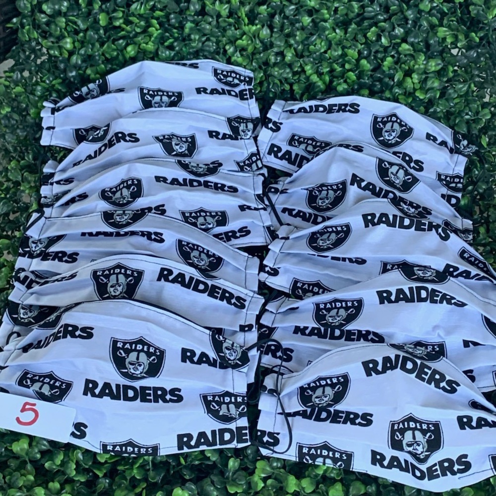 Raiders Fabric Mask 2/$13